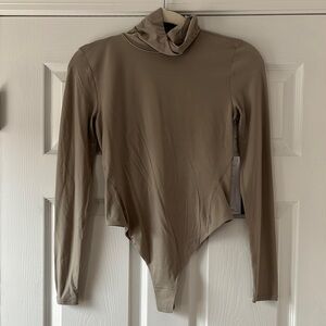 lululemon athletica Long-Sleeve Turtleneck Bodysuit in Taupe